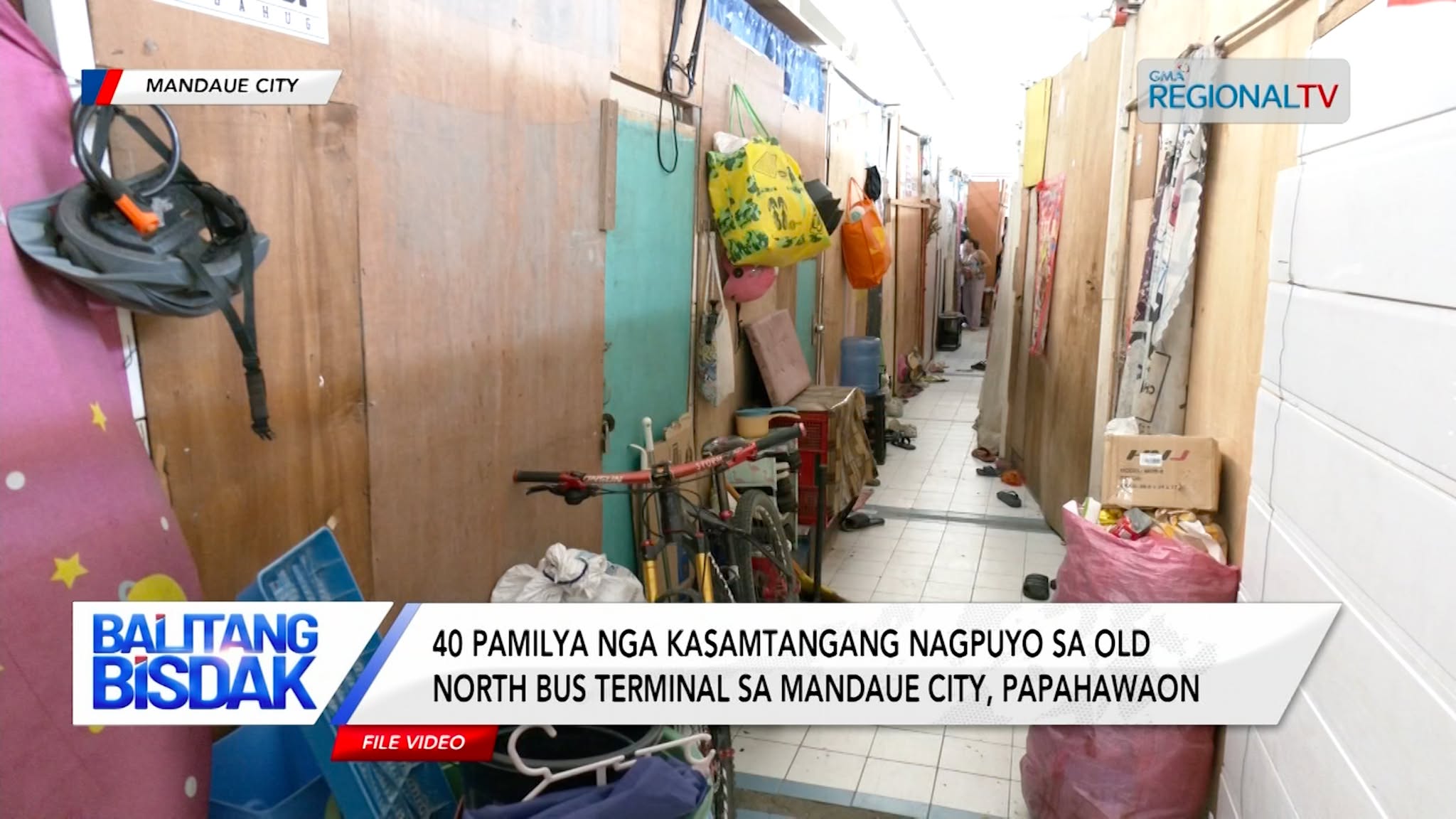 40 Pamilya nga Nagpuyo sa Old North Bus Terminal sa Mandaue City, Papahawaon | Balitang Bisdak