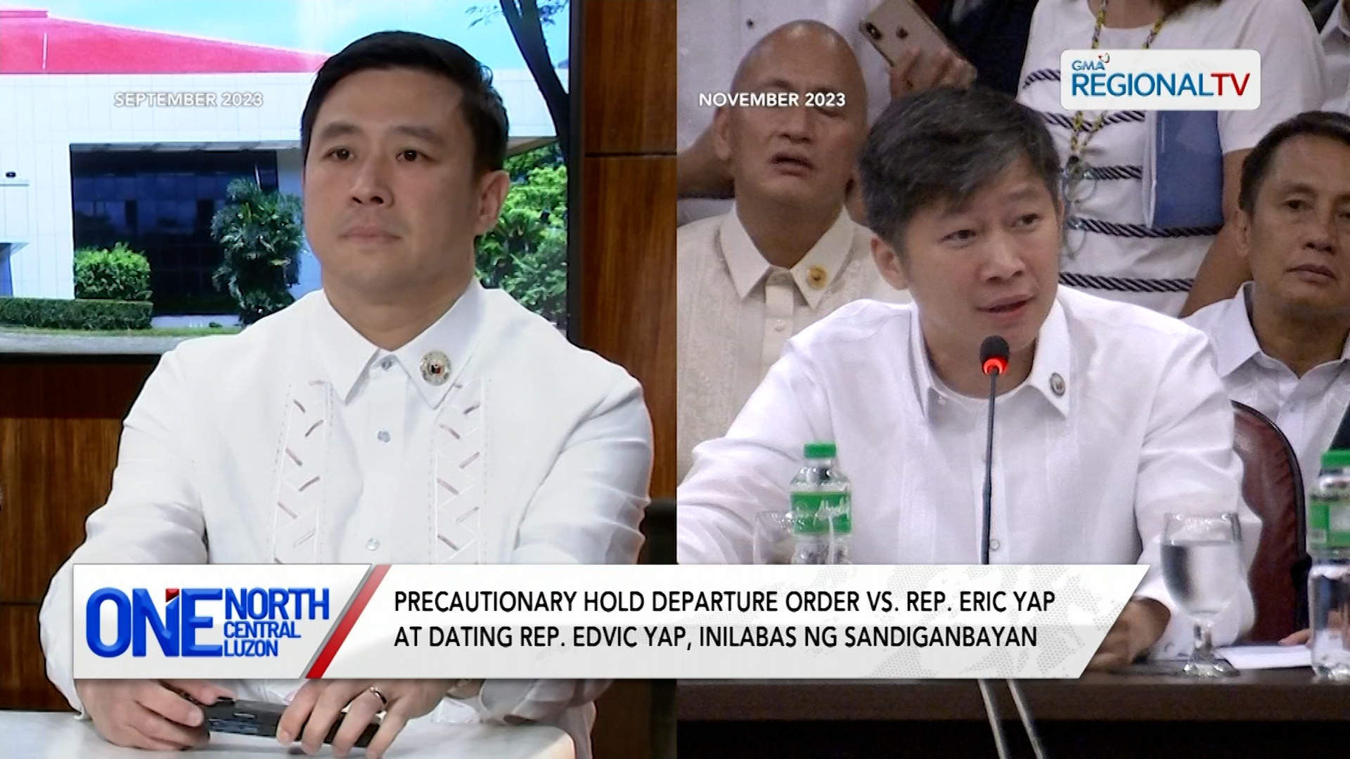 Precautionary hold departure order vs. Rep. Eric Yap at Edvic Yap | One North Central Luzon