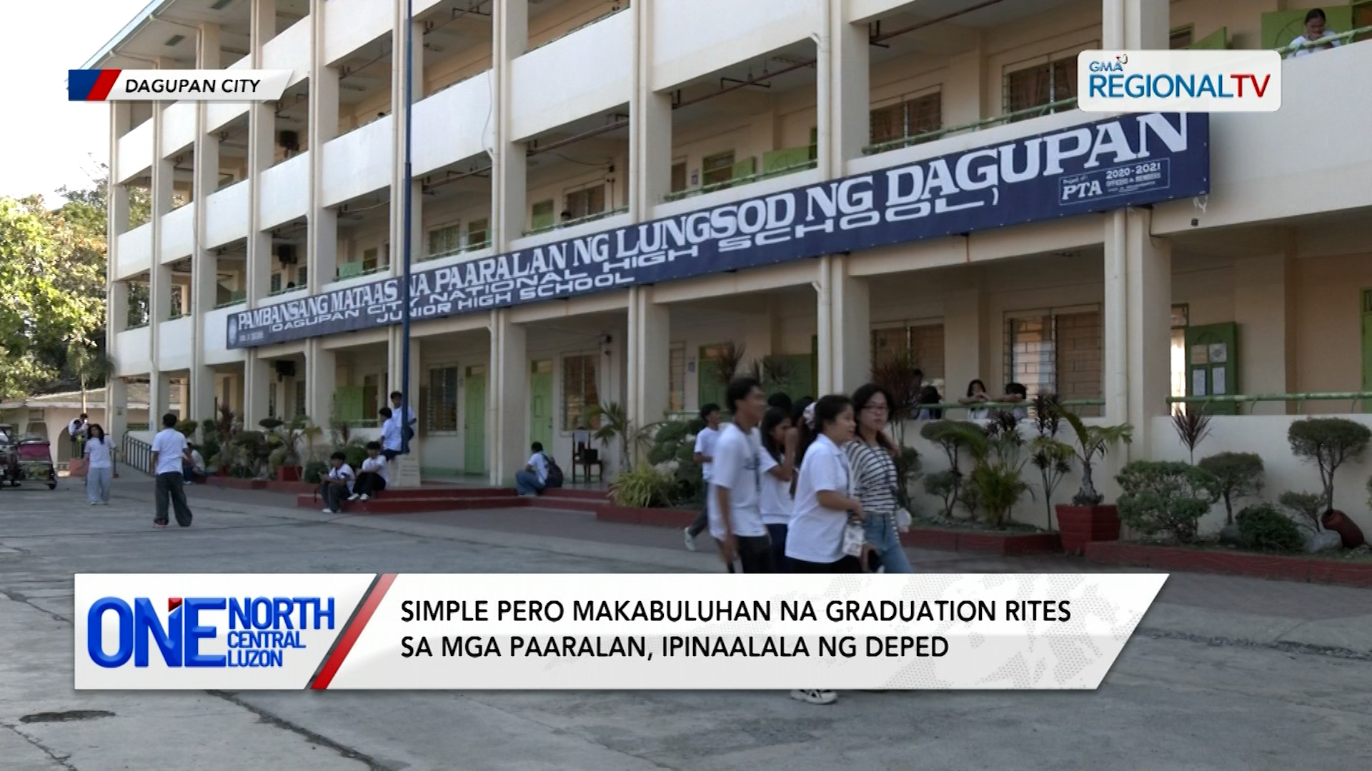 Simple pero makabuluhan na graduation rites, ipinaalala ng DepEd | One North Central Luzon