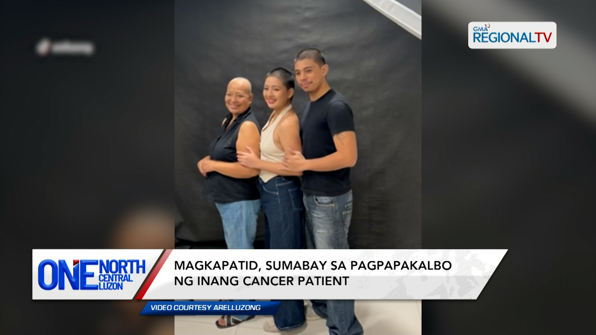 Magkapatid, sumabay sa pagpapakalbo ng inang cancer patient | One North Central Luzon