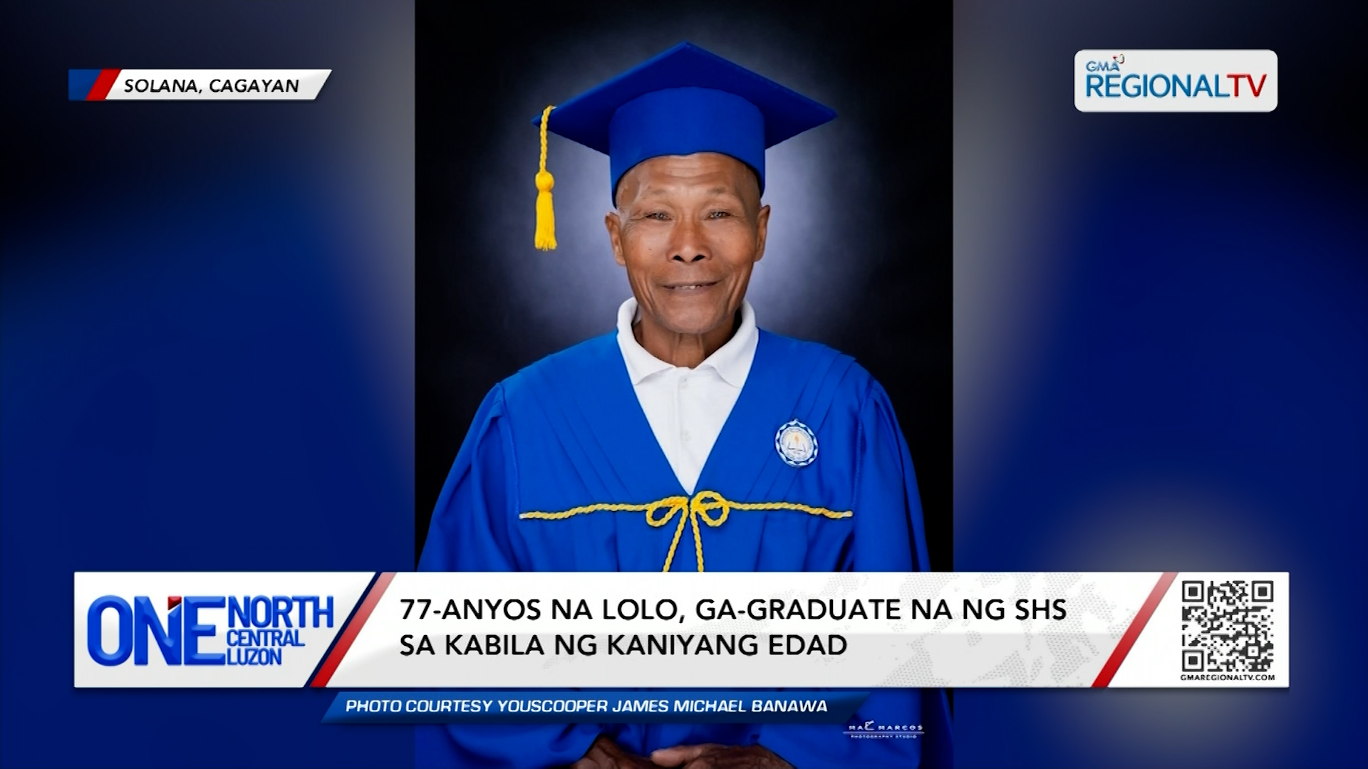 77-anyos na lolo, ga-graduate na ng SHS sa kabila ng kaniyang edad | One North Central Luzon