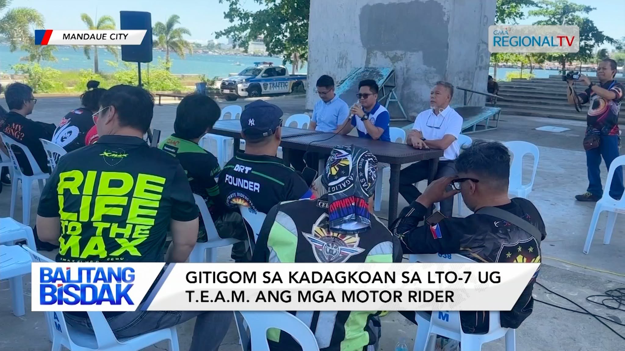 Mga Motor Rider, Gitigom sa mga Kadagkuan sa LTO-7 ug T.E.A.M. | Balitang Bisdak