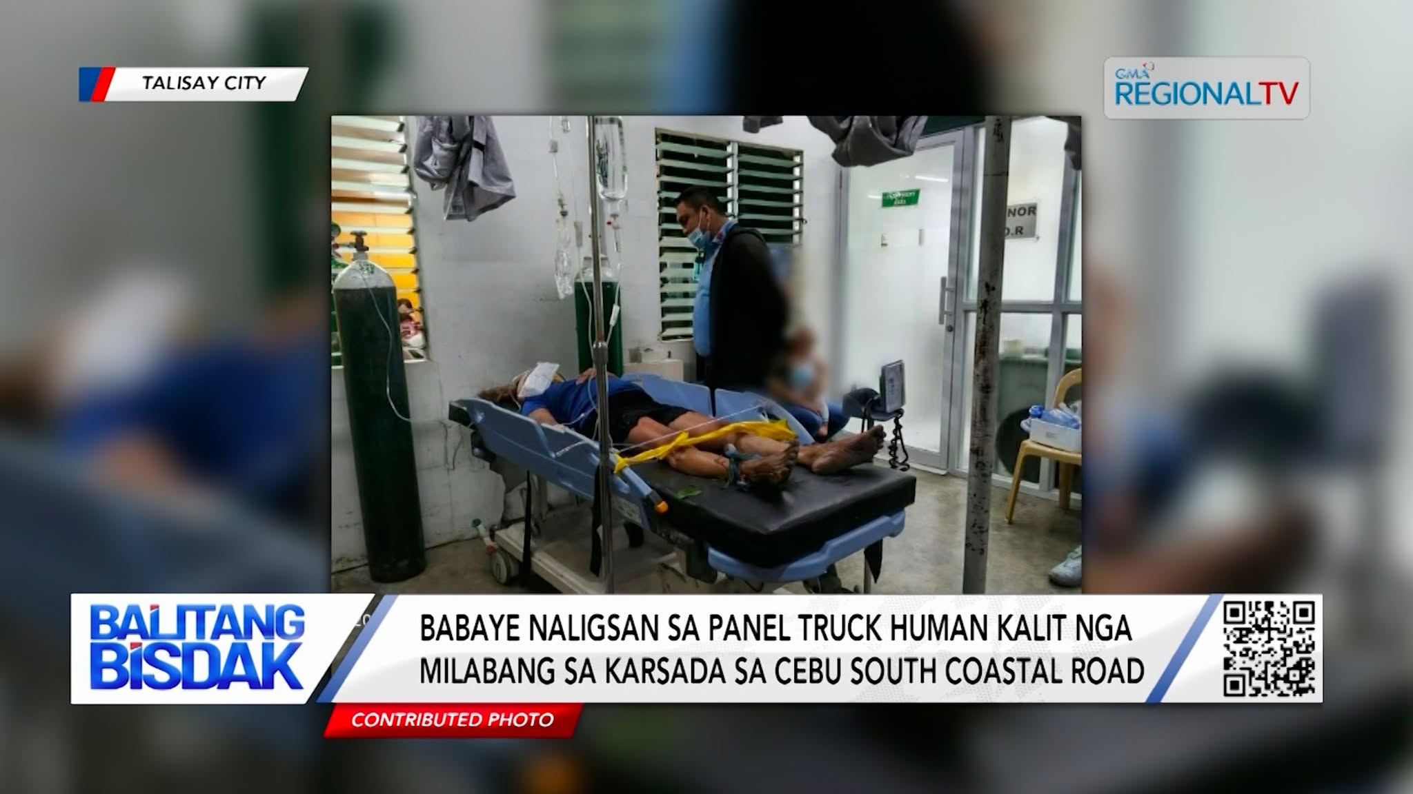 Babaye Naligsan sa Panel Truck Human Nilabang sa Kalsada sa CSCR | Balitang Bisdak