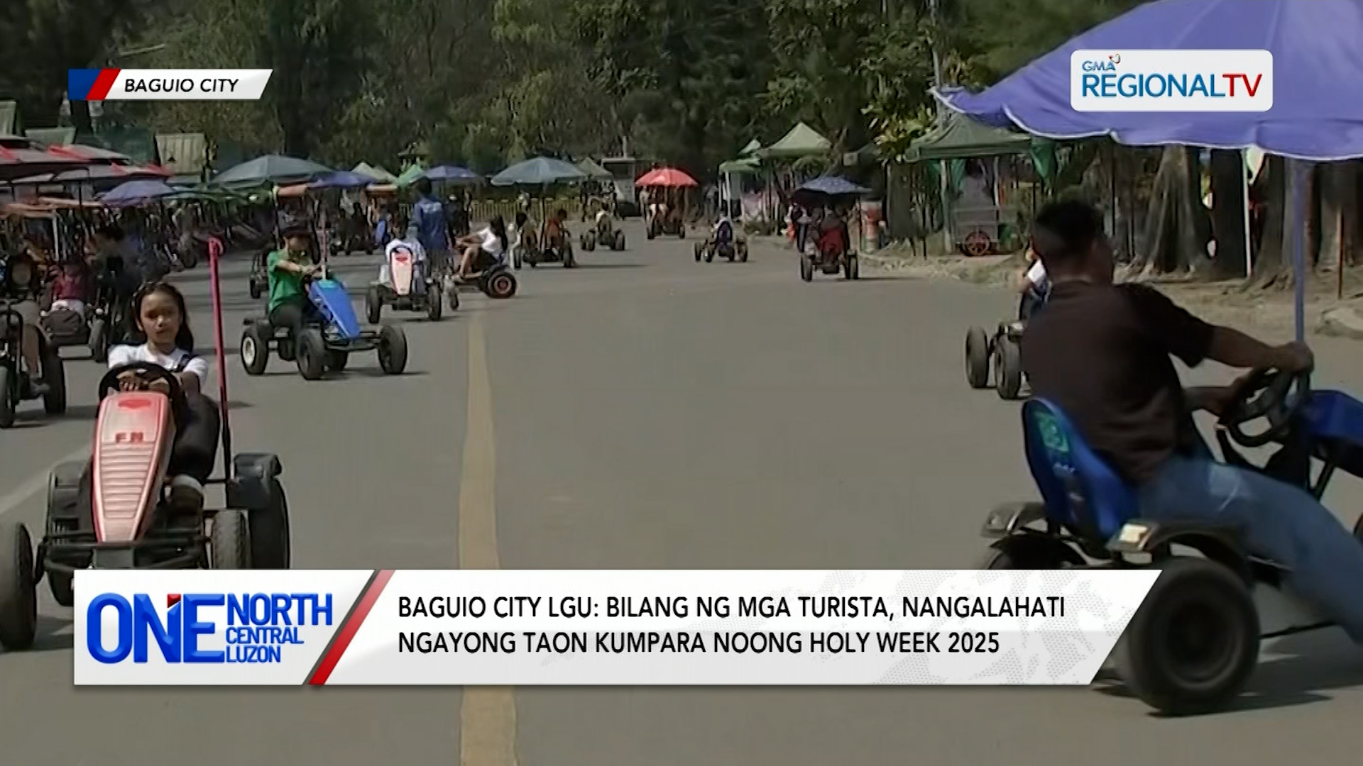 Bilang ng mga turista sa Baguio City, nangalahati ngayong taon | One North Central Luzon