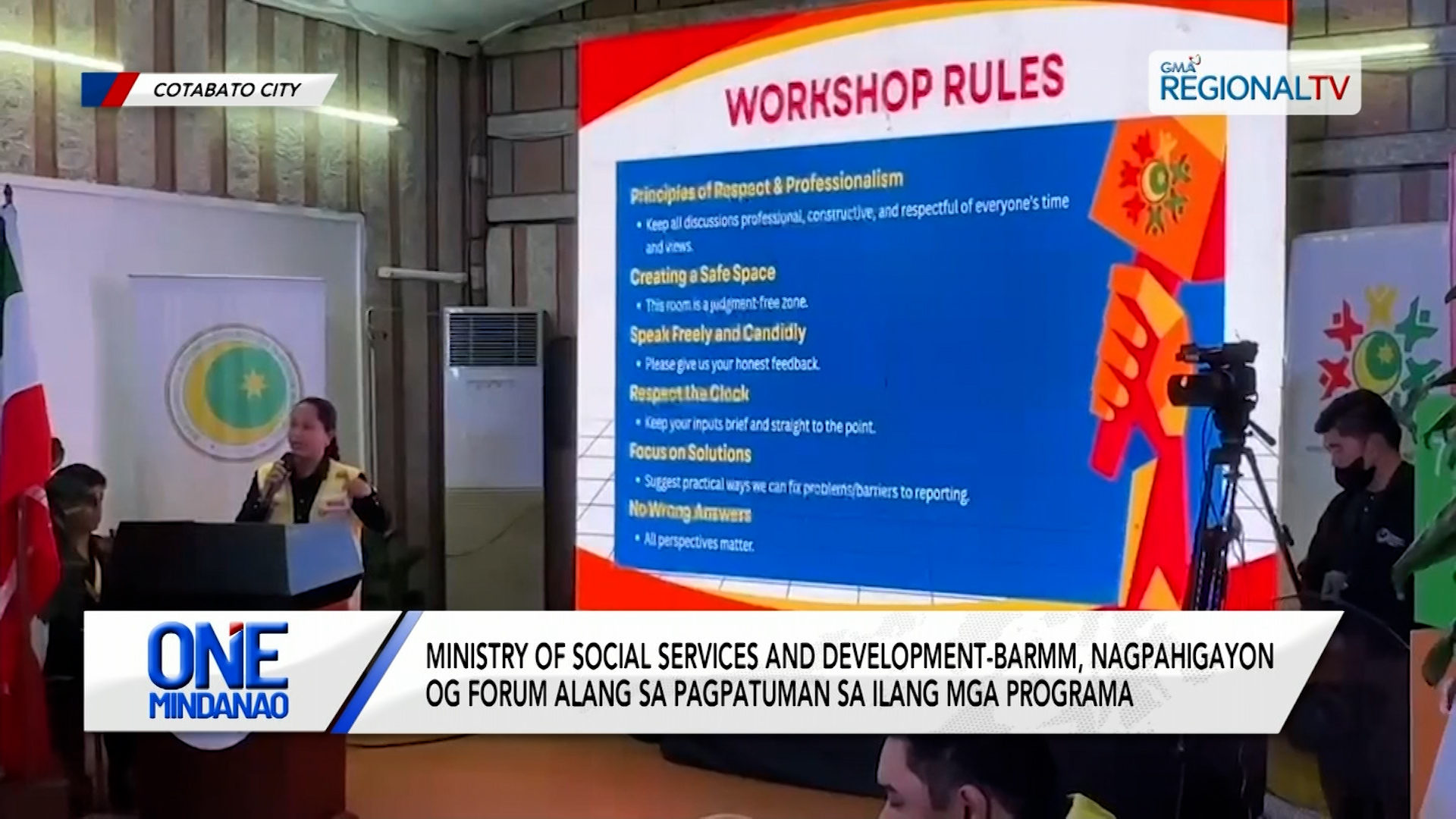 Ministry of Social Services and Development-BARMM, nagpahigayon og forum | One Mindanao
