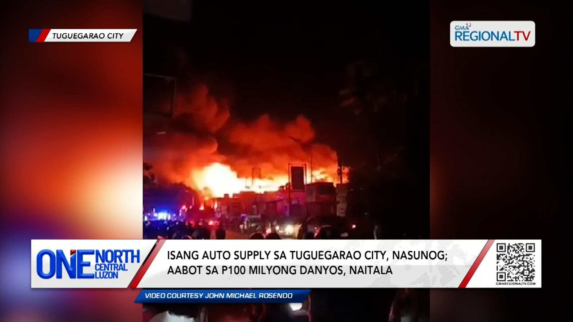 Isang auto supply sa Tuguegarao City, nasunog | One North Central Luzon