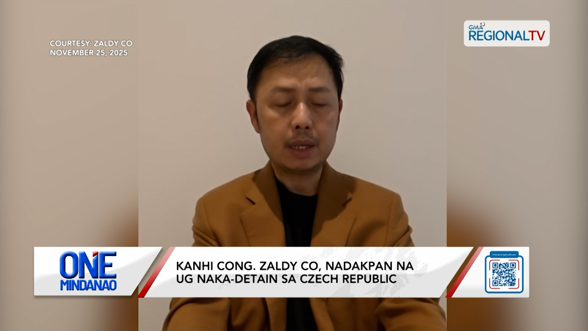 Kanhi Cong. Zaldy Co, nadakpan na ug naka-detain | One Mindanao