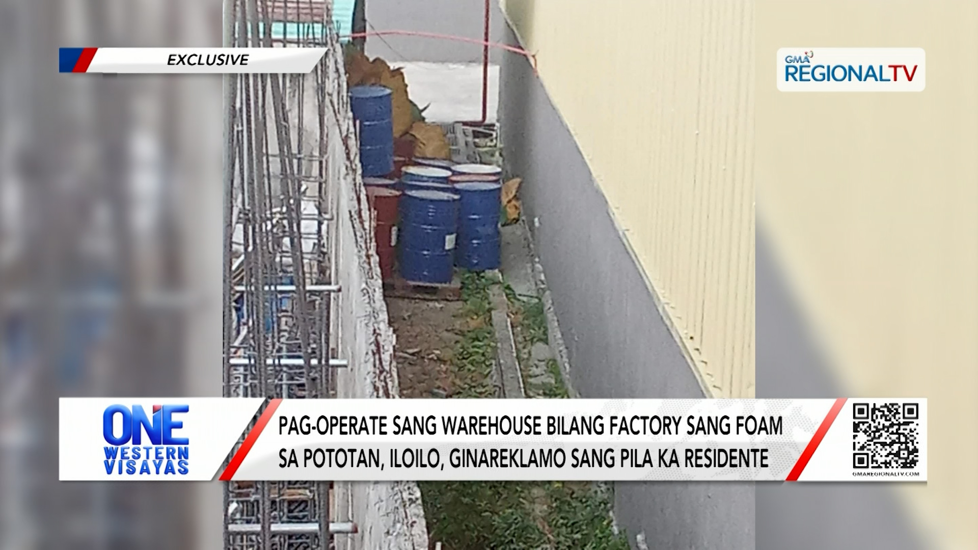 Warehouse nga naga-operate nga factory sang foam sa Pototan, Iloilo, ginreklamo| One Western Visayas