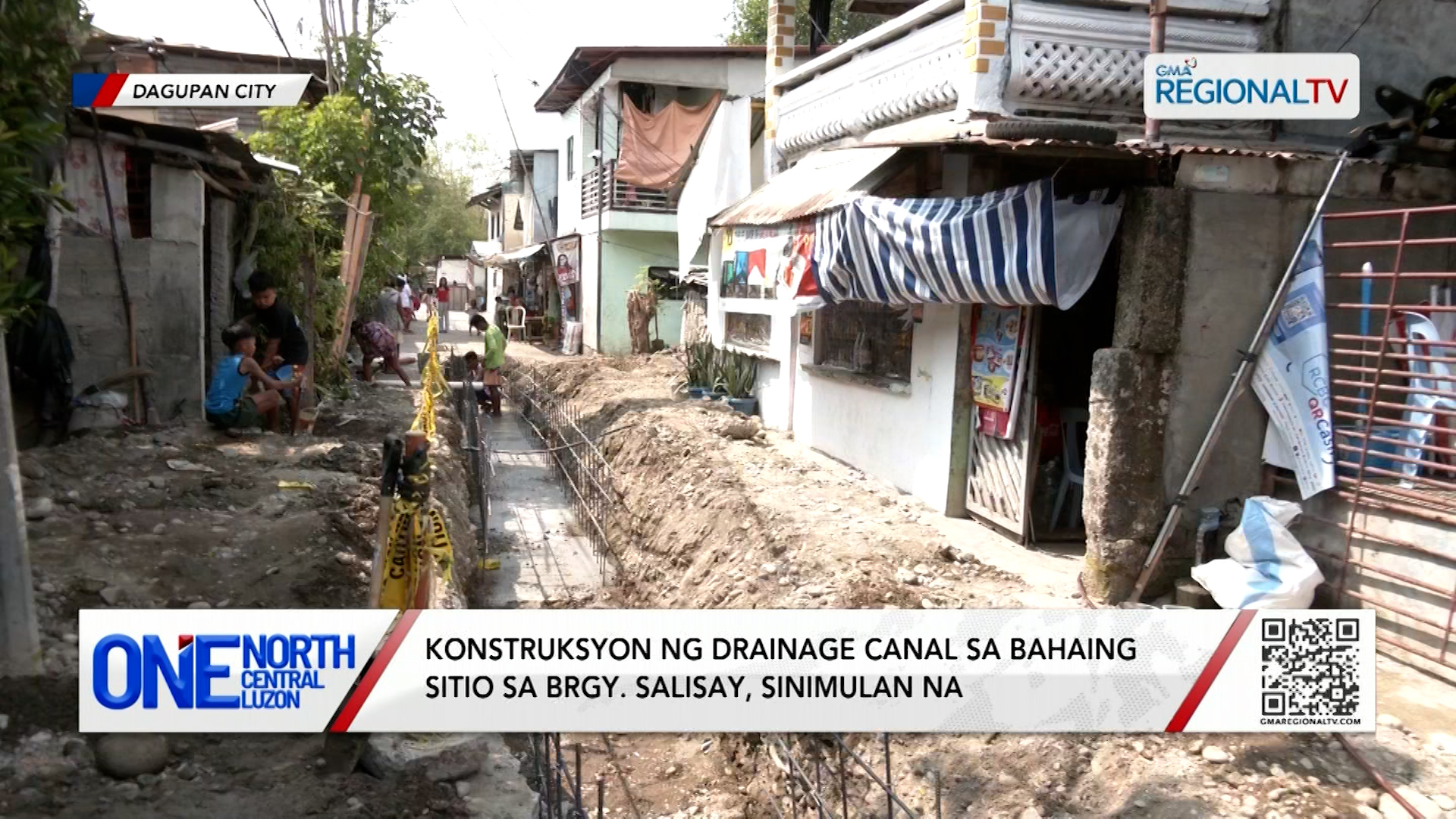 Konstruksyon ng drainage canal sa Brgy. Salisay, sinimulan na | One North Central Luzon