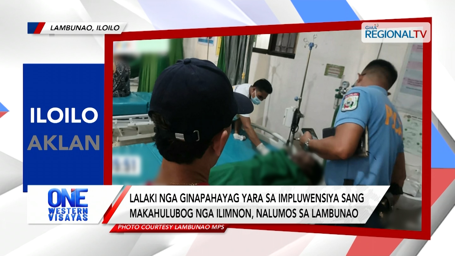Lalaki ginapahayag yara sa impluwensiya sang makahulubog nga ilimnon, nalumos | One Western Visayas