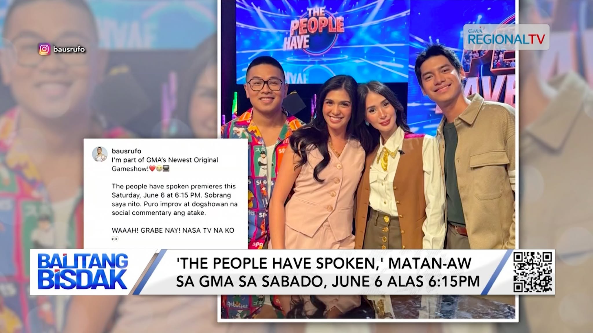 Joy Barcoma, ug Baus Rufo, ‘Celebri-Peeps’ sa ‘The People Have Spoken’ | Balitang Bisdak
