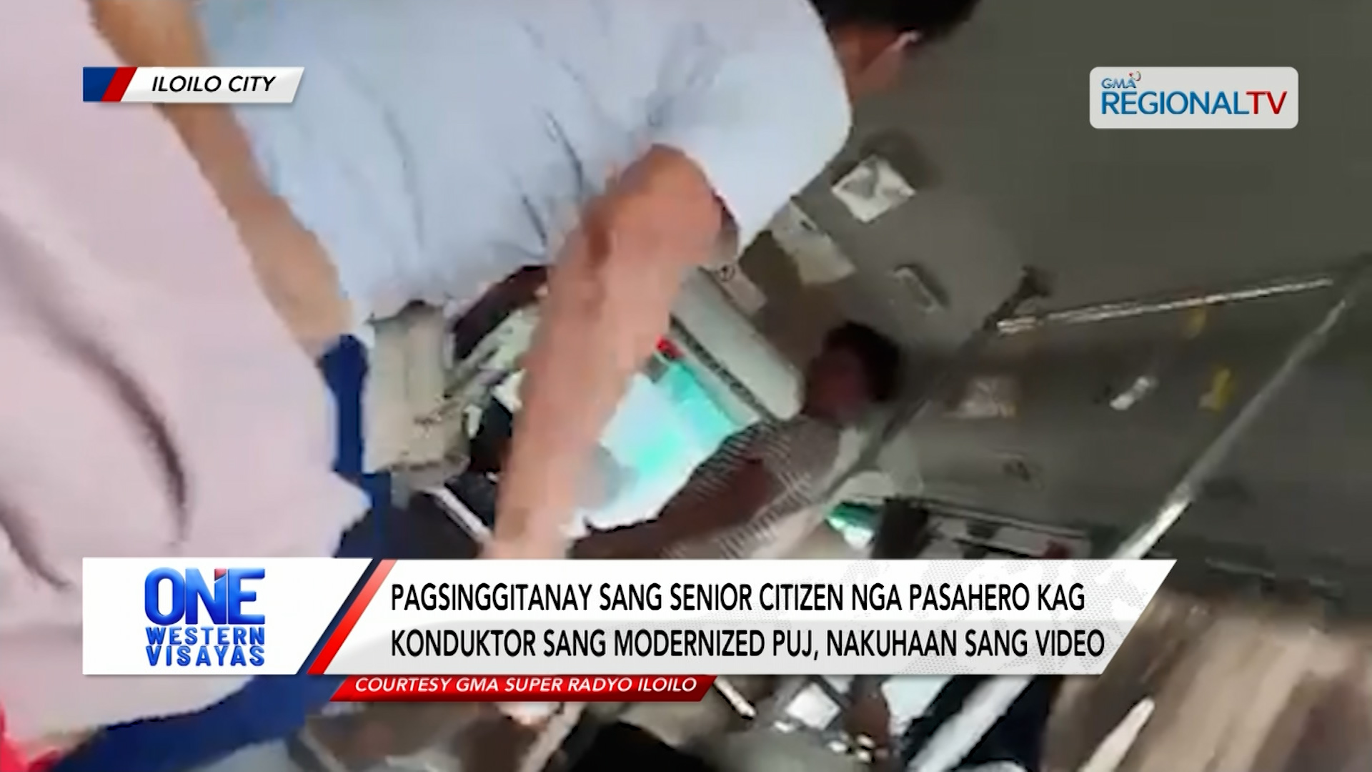 Pagsinggitanay sang pasahero nga tigulang kag konduktor sang modernized PUJ | One Western Visayas