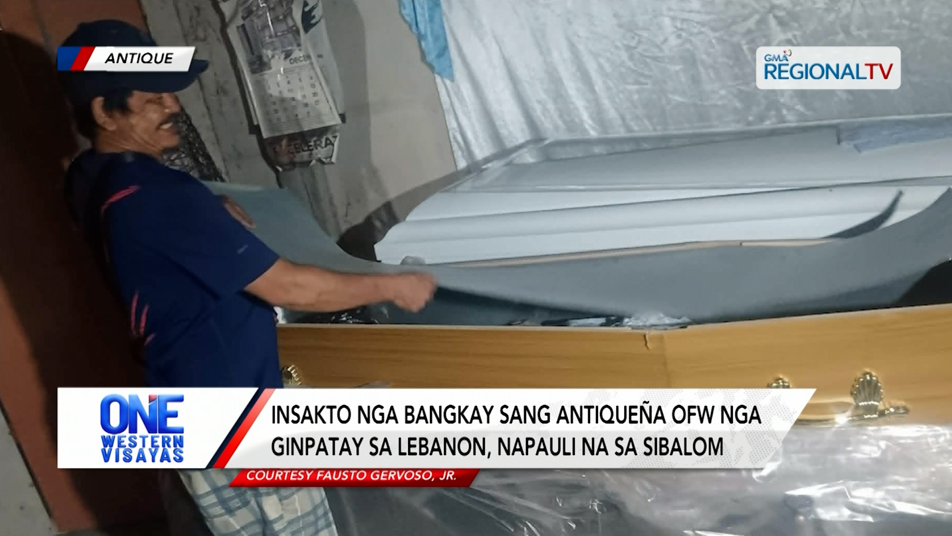 Insakto nga bangkay sang Antiqueña OFW nga ginpatay sa Lebanon, napauli na | One Western Visayas