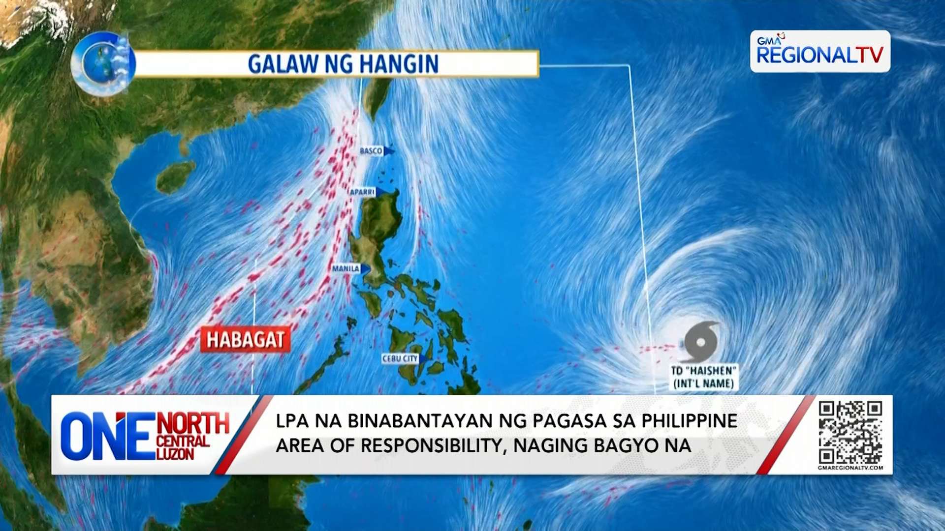 LPA na binabantayan ng PAGASA, naging bagyo na | One North Central Luzon