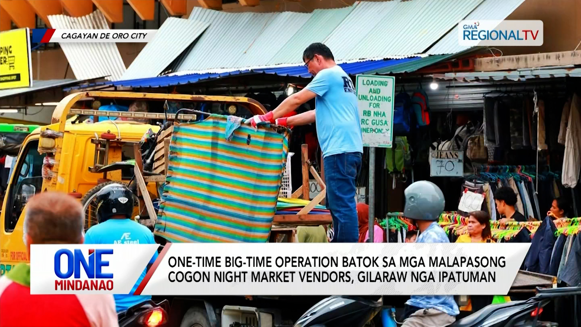 Operation sa mga malapasong vendors, gilaraw nga ipatuman I One Mindanao