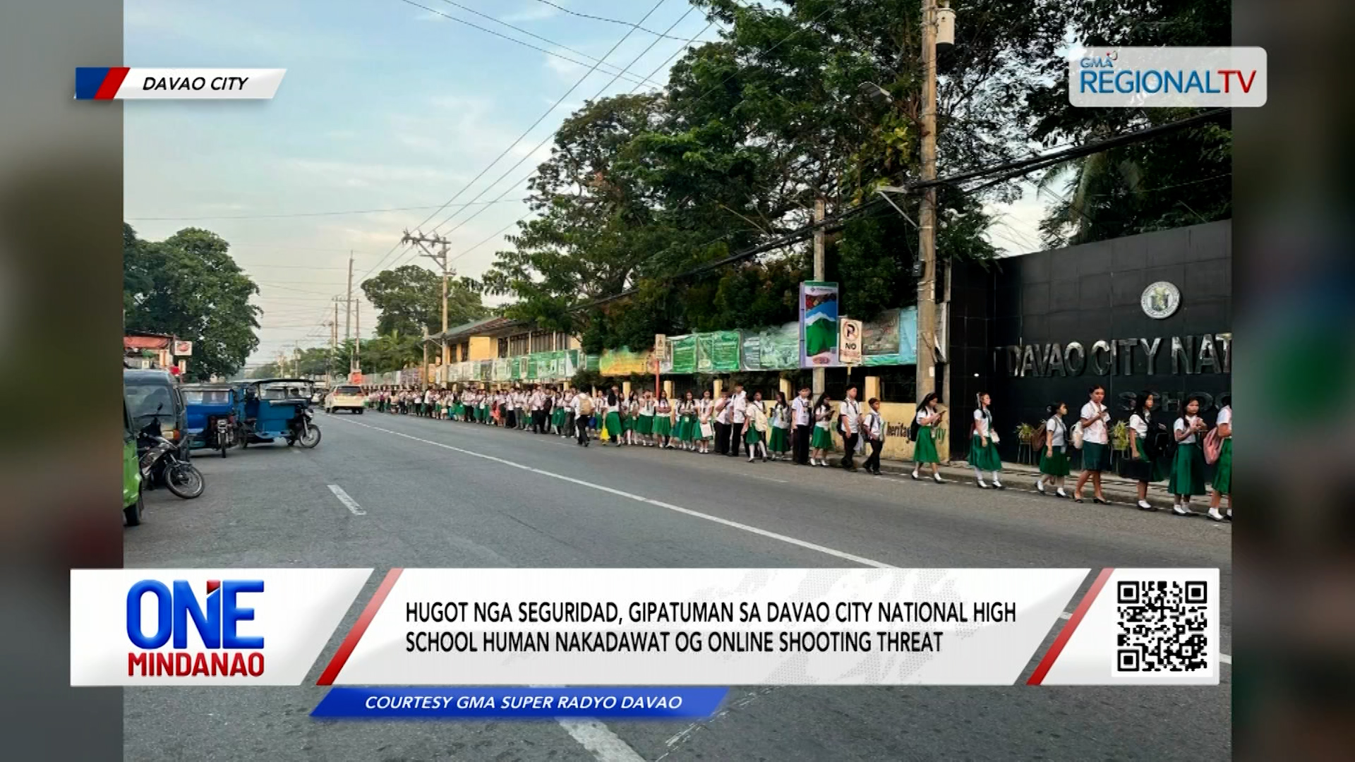 Hugot nga seguridad, gipatuman sa Davao City National High School I One Mindanao