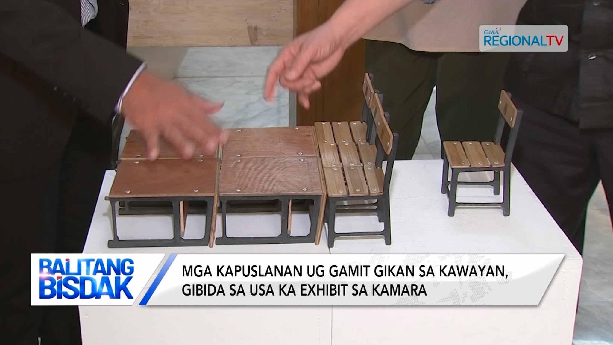 Mga kapuslanan ug gamit gikan sa kawayan, gibida sa usa ka exhibit sa Kamara