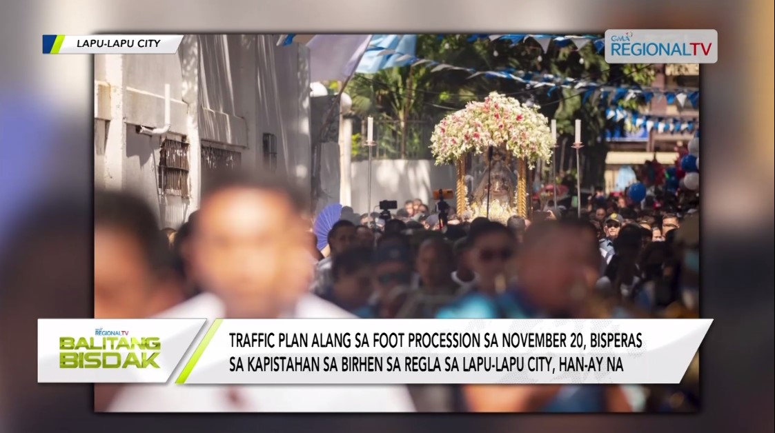 Walay kausaban sa rota sa foot procession sa Birhen sa Regla