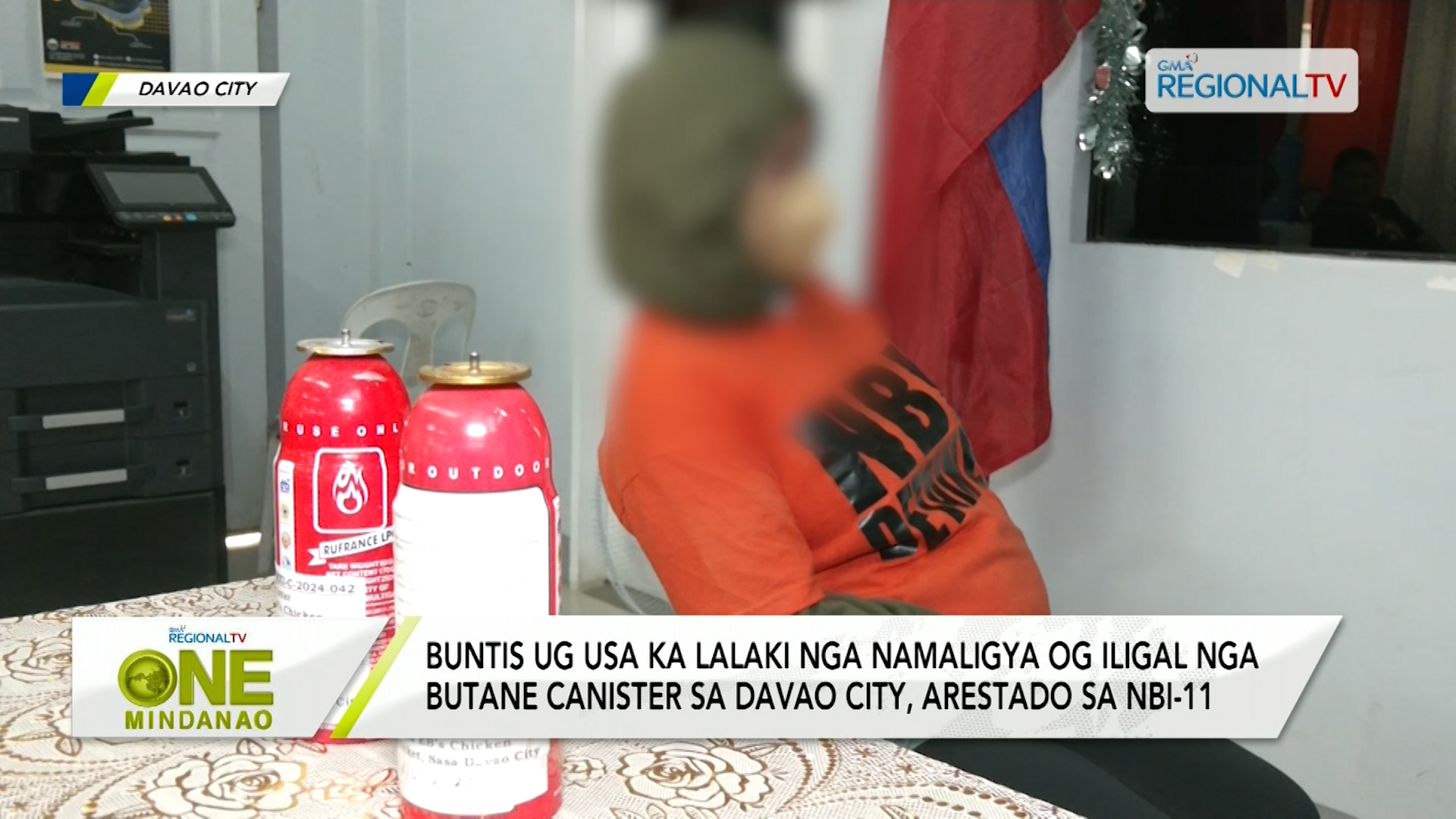 Buntis ug usa ka lalaki nga namaligya og iligal nga butane canister, arestado