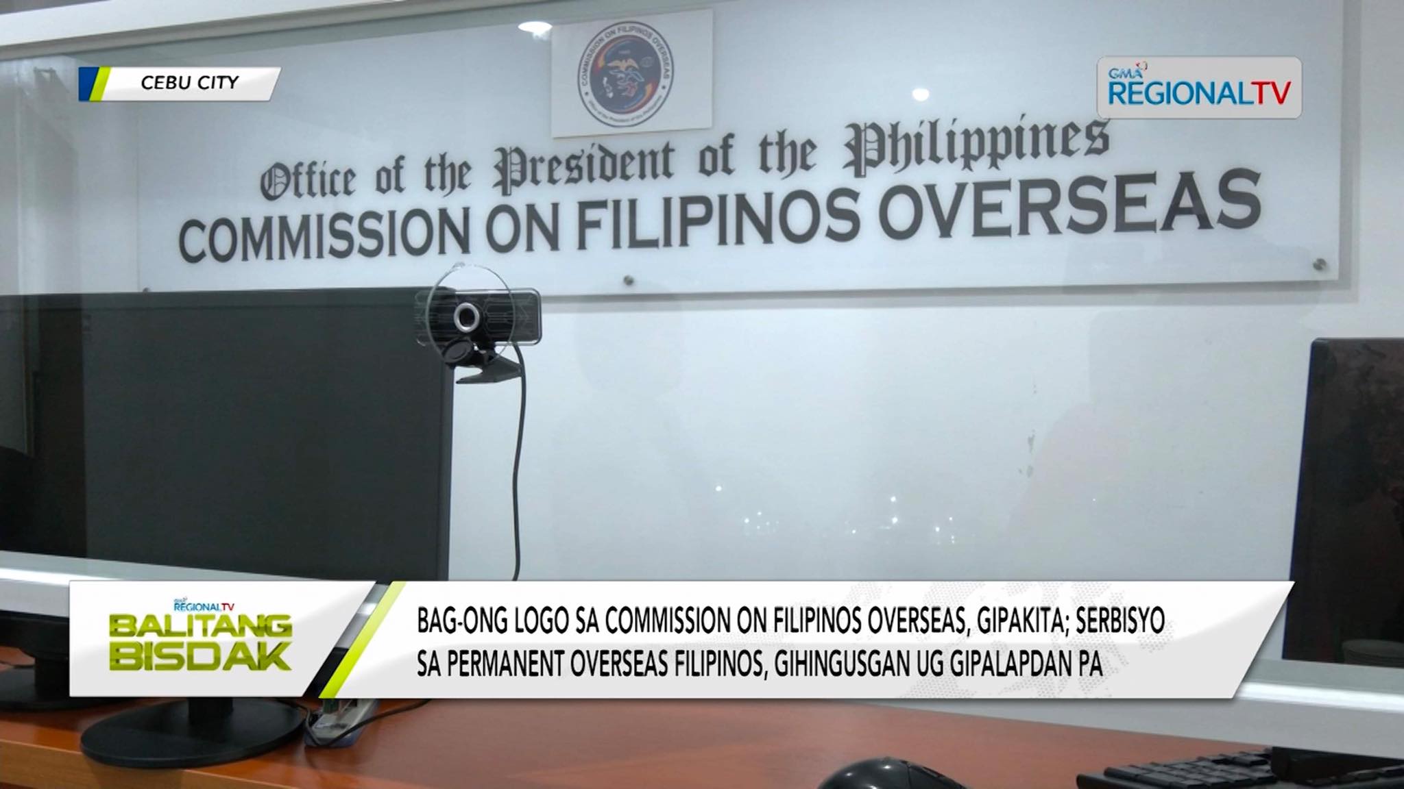 Bag-ong logo sa Commission on Filipinos Overseas, gi-unveil