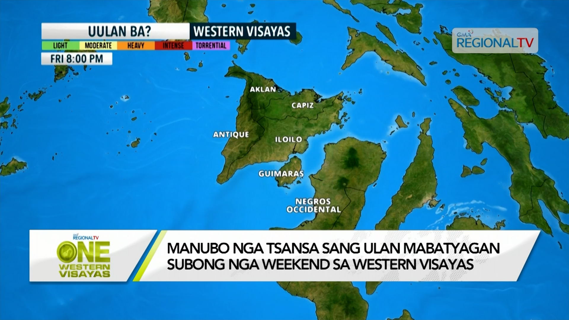 Manubo nga tsansa sang ulan mabatyagan subong nga weekend sa Western Visayas