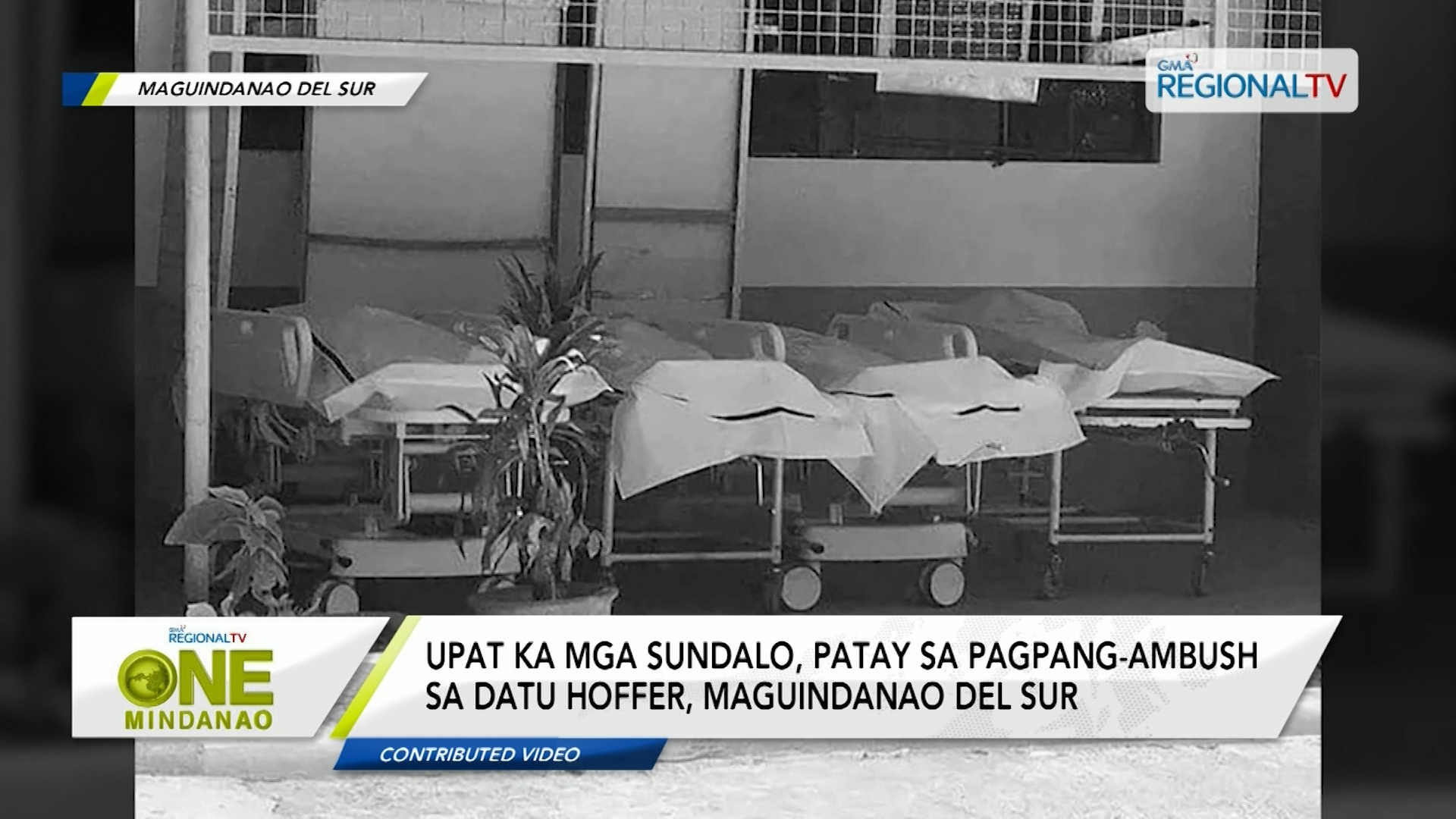 Upat ka mga sundalo, patay sa pagpang-ambush sa Maguindanao del Sur