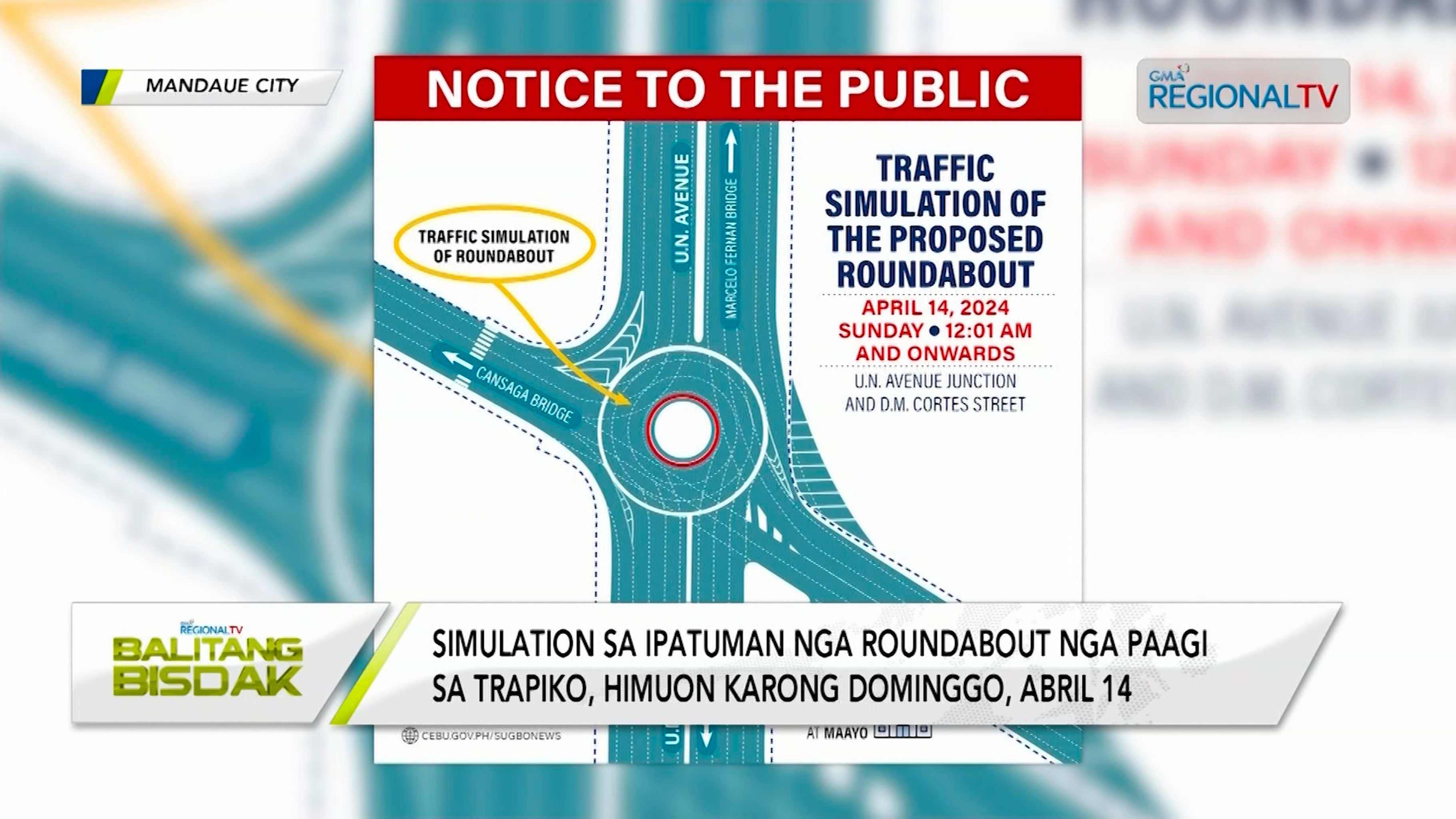 Simulation sa bag-ong traffic scheme sa Mandaue City, ipahigayon sa Abril 14