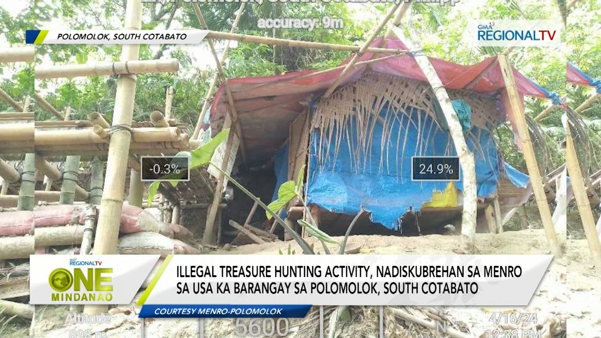 Illegal treasure hunting sa Polomolok, South Cotabato