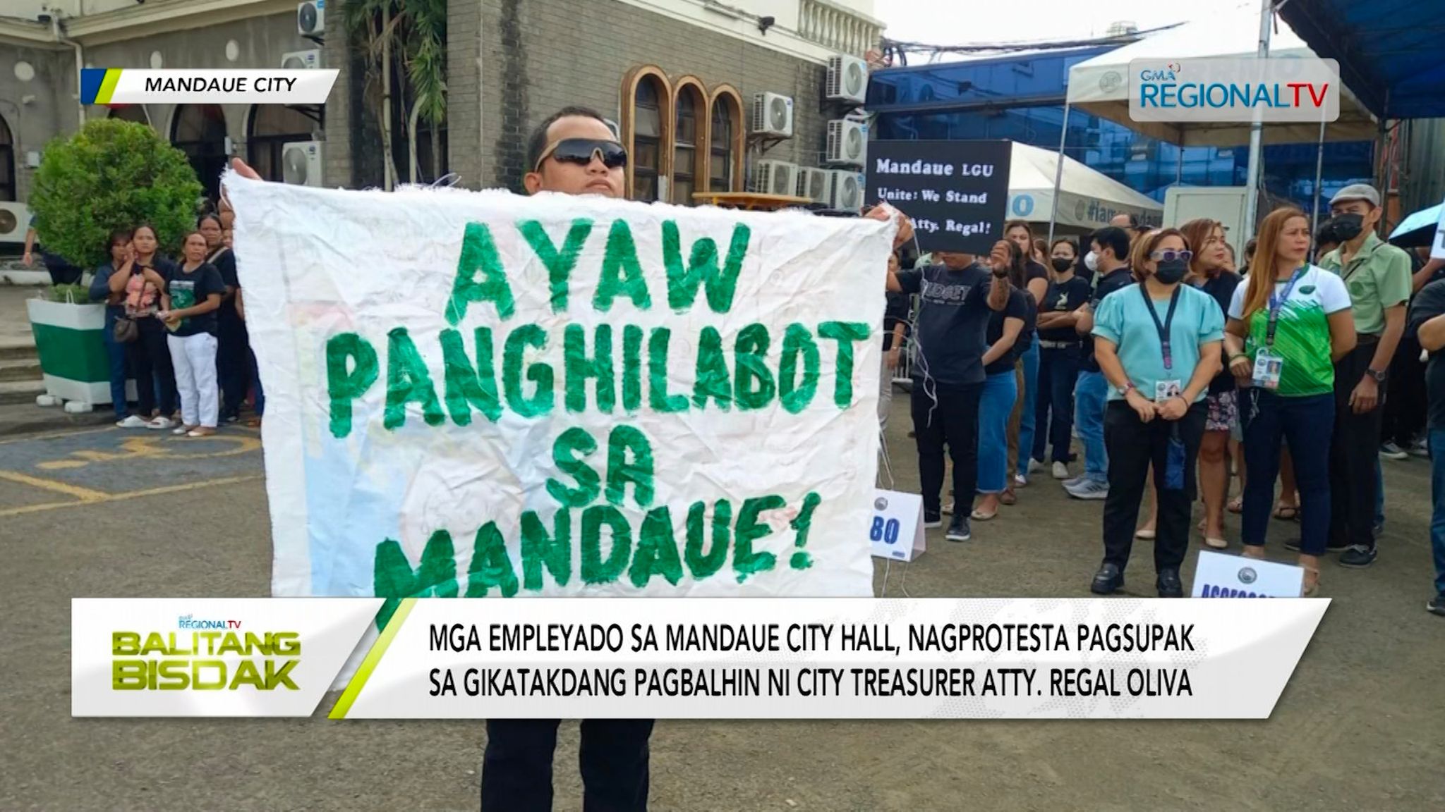 Pagbalhin kang Mandaue City Treasurer Atty. Regal Oliva, gisupak