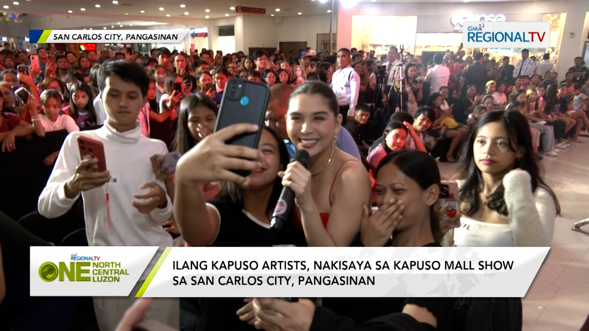 Ilang Kapuso stars, nakisaya sa Kapuso Mall Show sa San Carlos, Pangasinan