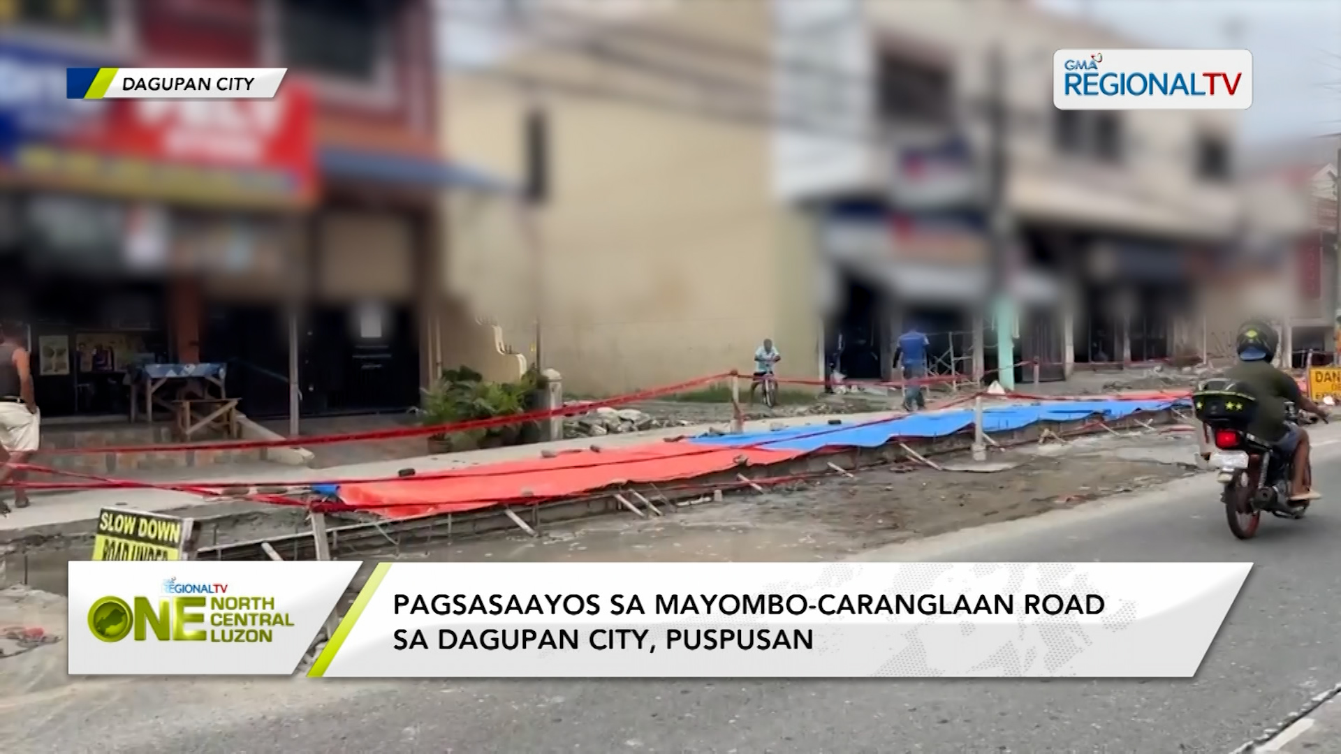 Pagsasaayos sa Mayombo-Caranglaan Road sa Dagupan City, puspusan