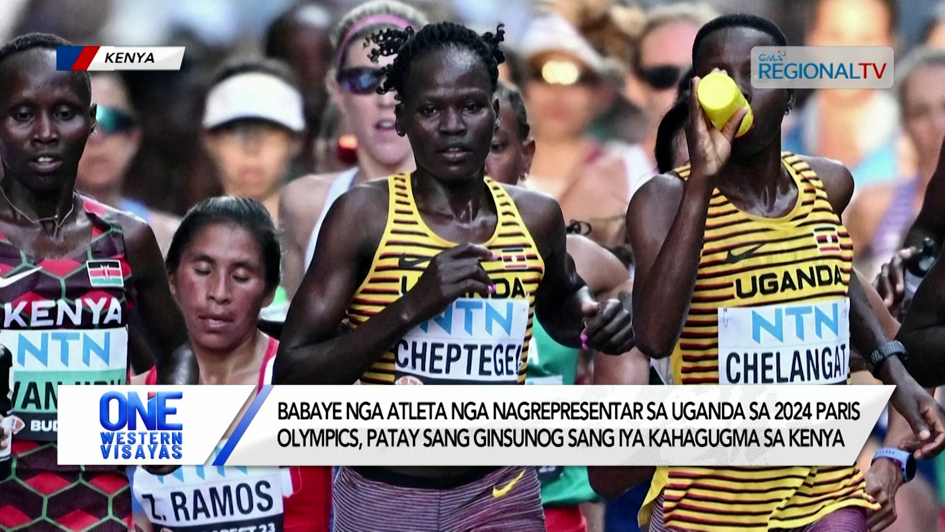 Atleta sang Uganda sa 2024 Paris Olympics, ginsunog sang kahagugma sa Kenya