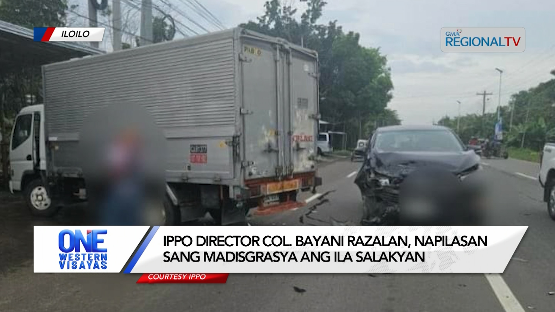 IPPO Director Col. Bayani Razalan, napilasan sang madisgrasya ang ila salakyan