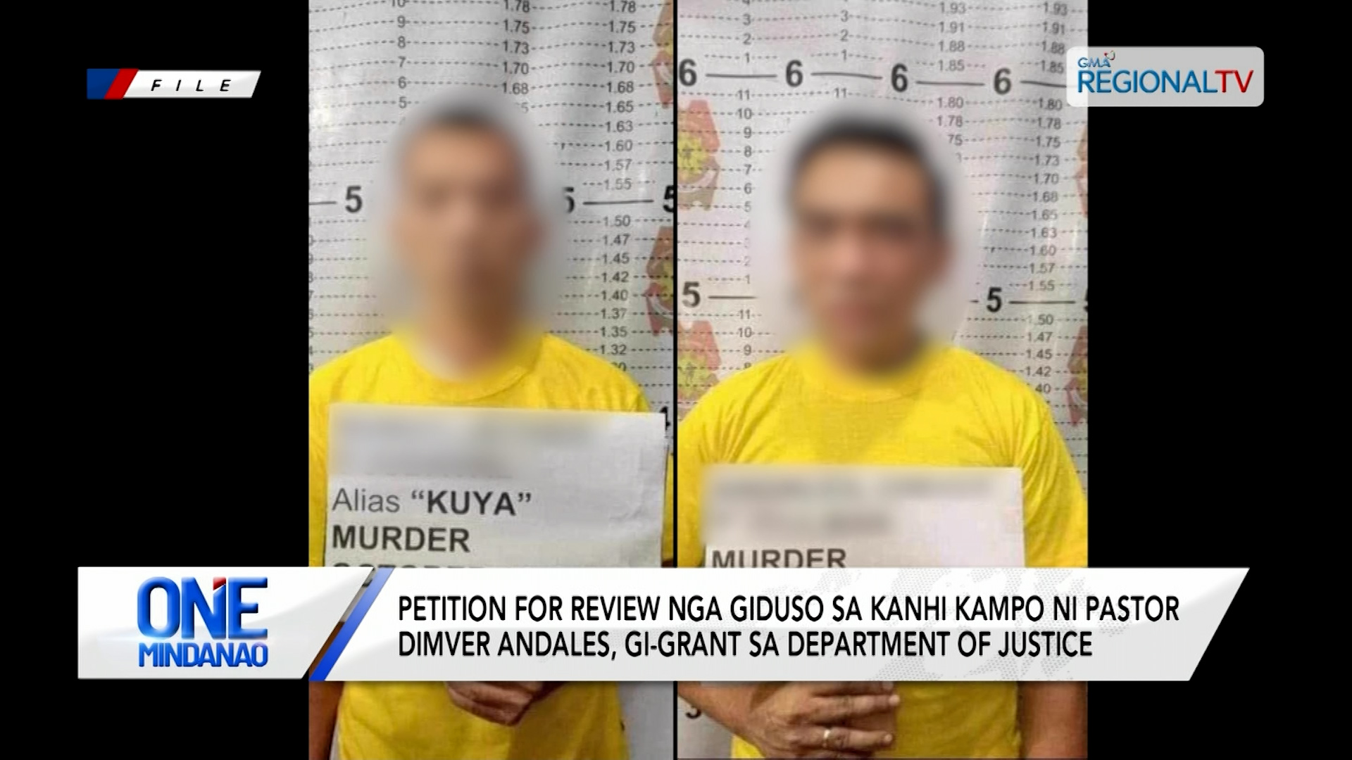 Petition for Review nga giduso sa kanhi kampo ni Pastor Andales, gi-grant sa DOJ