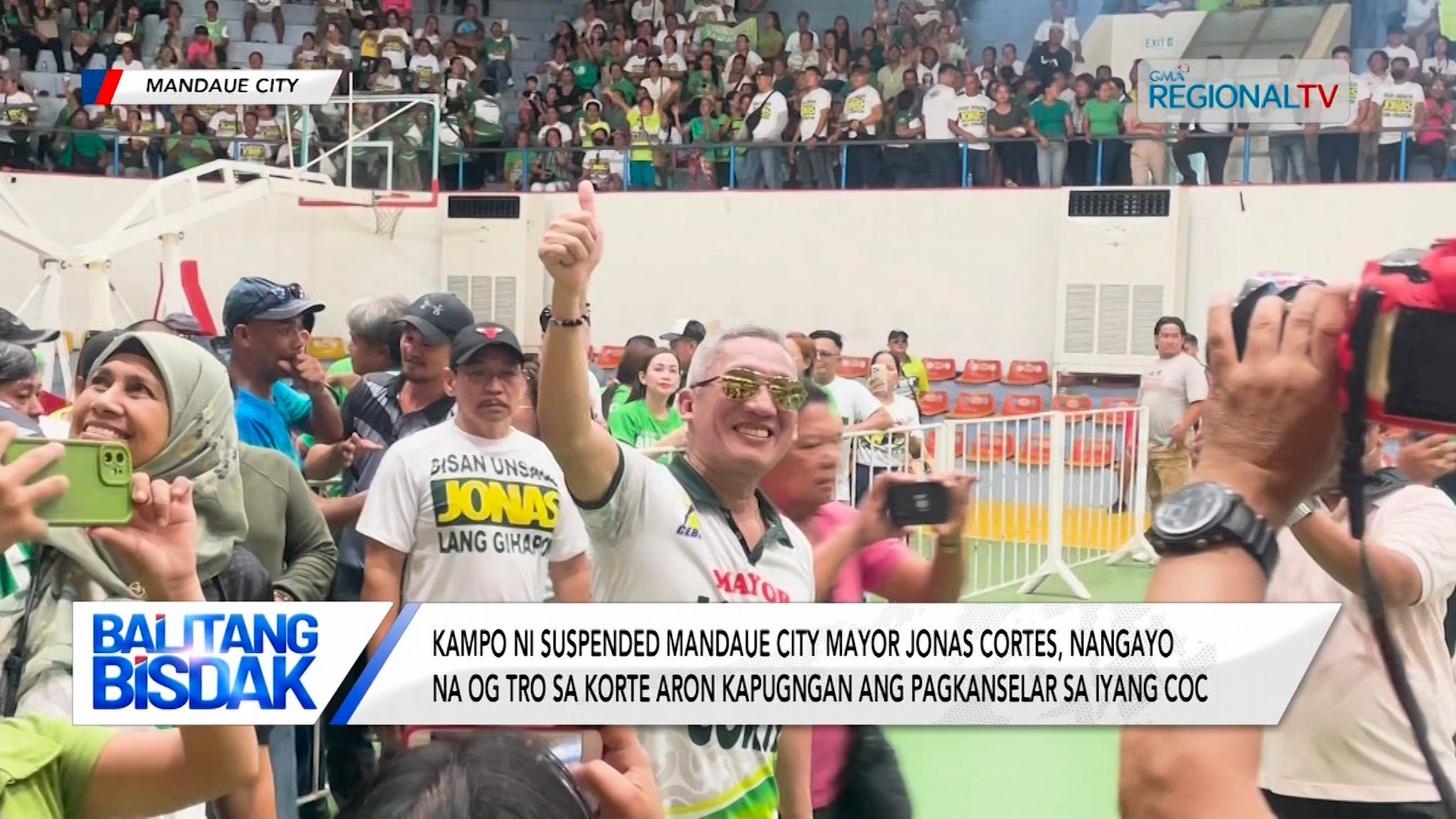 Kampo ni Suspended Mandaue City Mayor Jonas Cortes, nangayo na og TRO sa korte