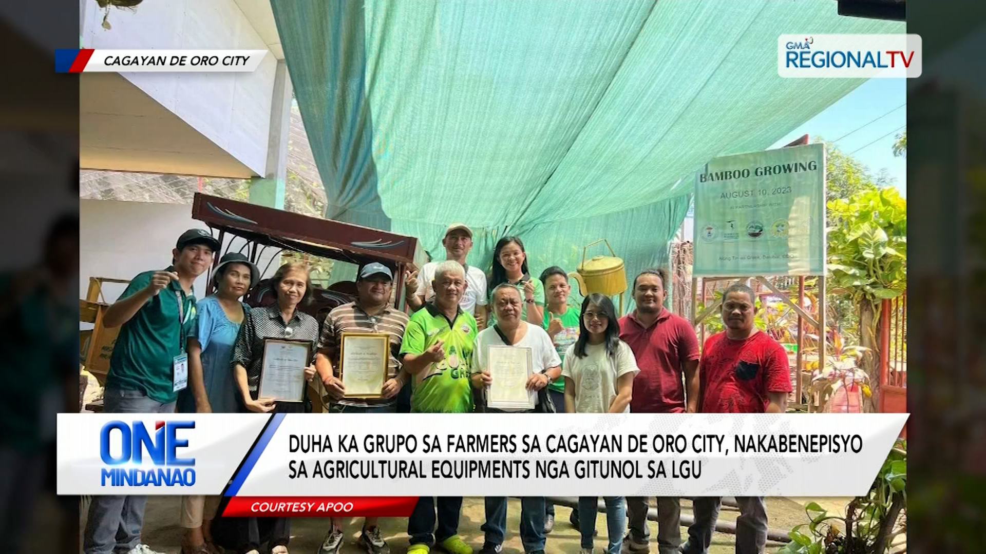 Farmers sa Cagayan de Oro City, nakabenepisyo sa agricultural equipments