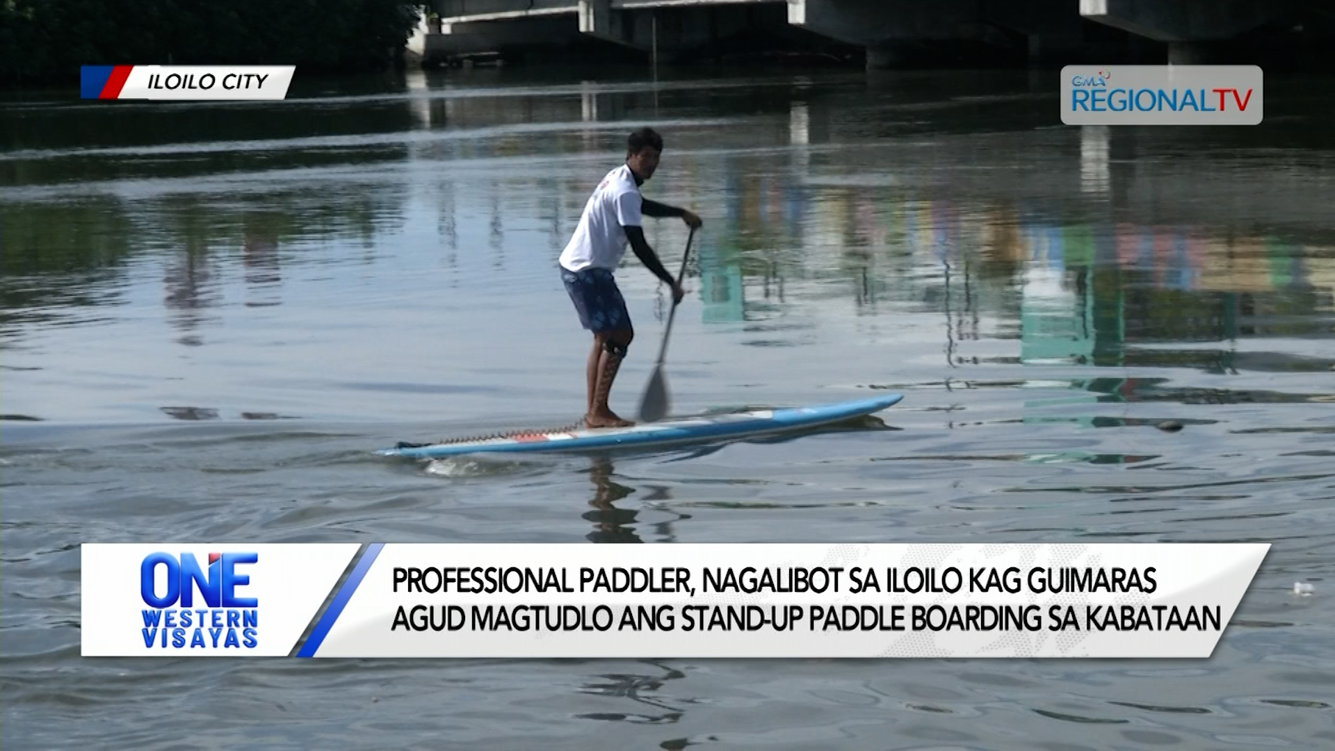 Stand-up paddle boarding kag paglimpyo sa dagat ginatudlo sa kabataan