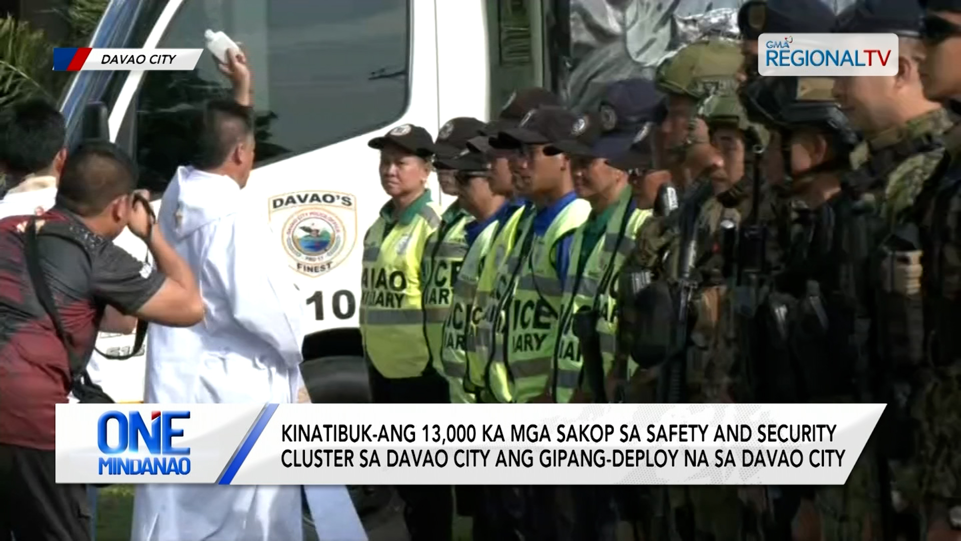 Kinatibuk-ang 13,000 ka mga sakop sa Safety and Security Cluster, gipang-deploy