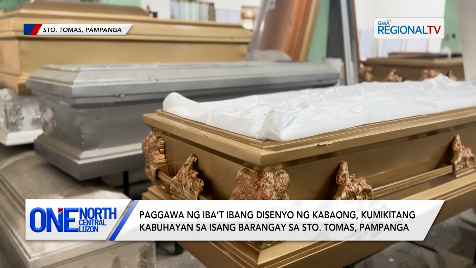 Paggawa ng iba’t ibang disenyo ng kabaong, kumikitang kabuhayan sa Pampanga