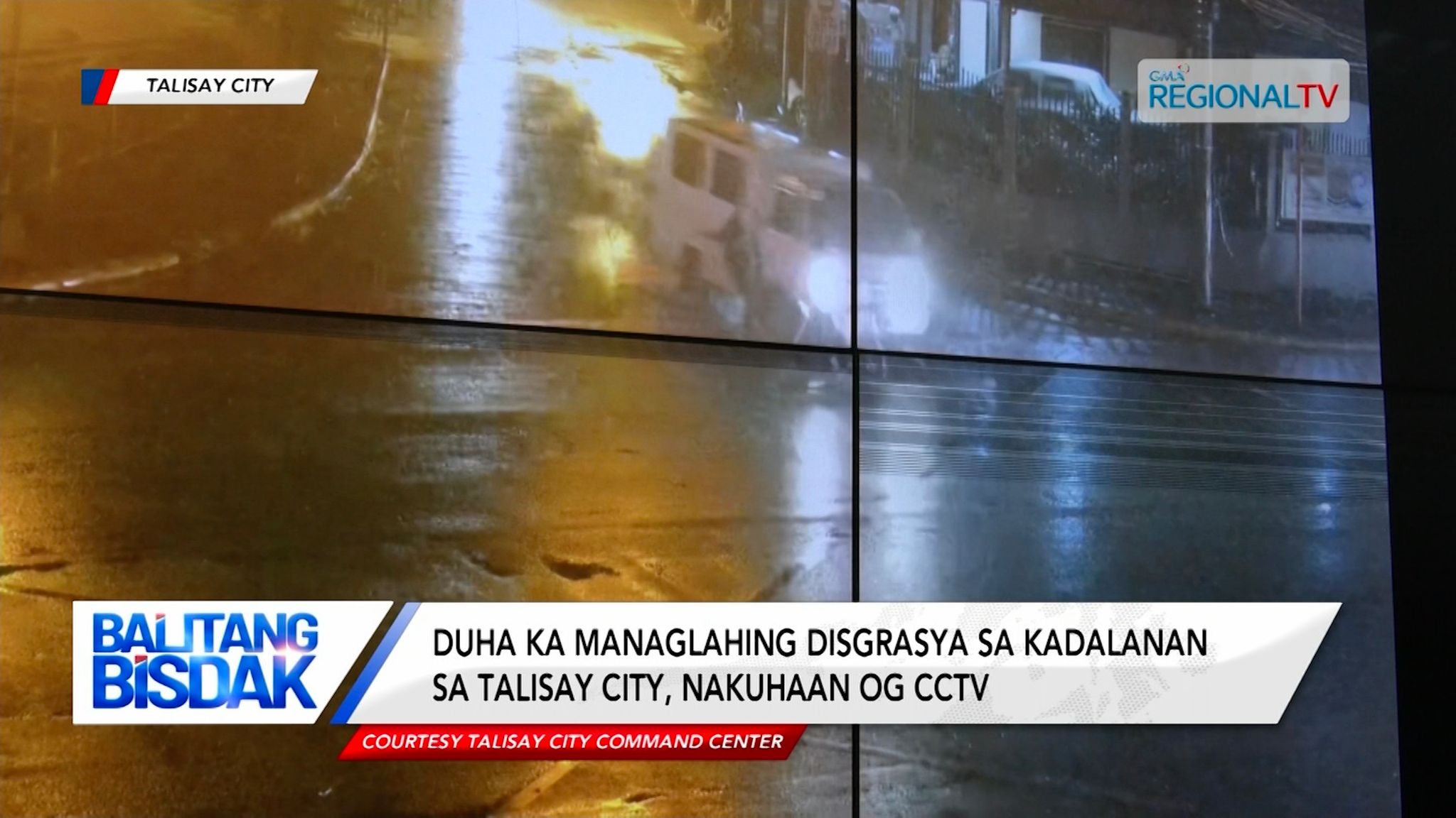 2 ka managlahing disgrasya sa kadalanan sa Talisay City, nahuli-cam
