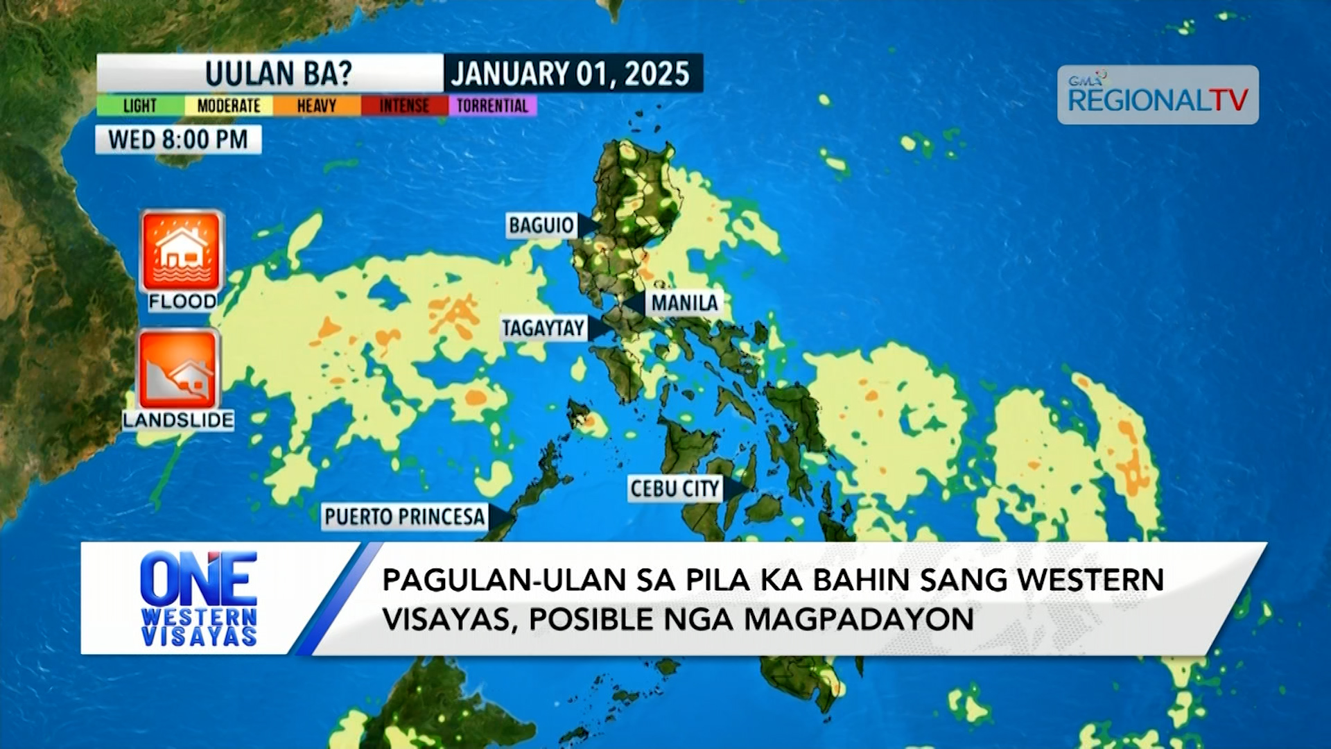 Pag-ulan sa pila kabahin sang Western Visayas, posible pa nga magpadayon