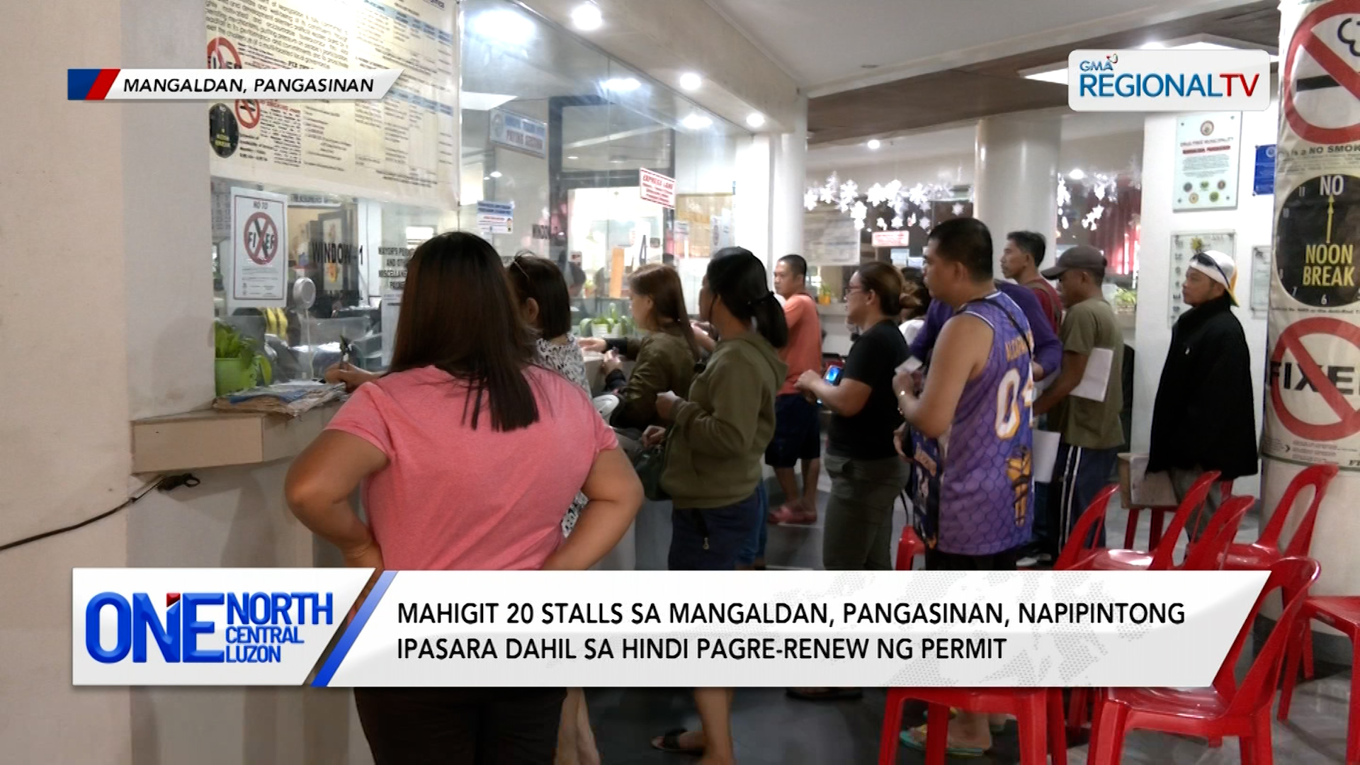 Mahigit 20 stalls sa Mangaldan, Pangasinan, napipintong ipasara