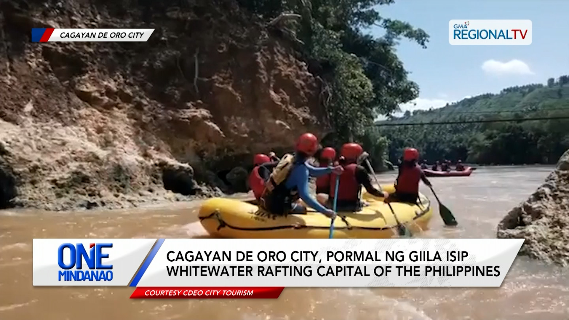 Cagayan de Oro City, giilang Whitewater Rafting Capital of the Philippines