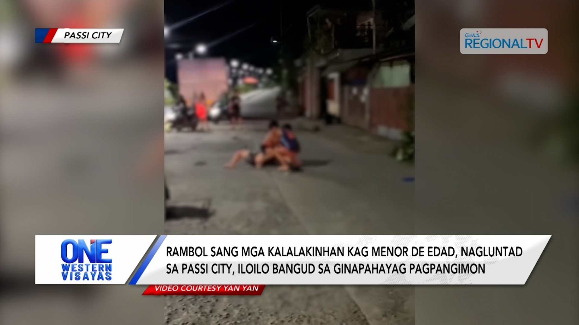 Rambol sang mga kalalakinhan kag menor de edad, nagluntad sa Passi City, Iloilo