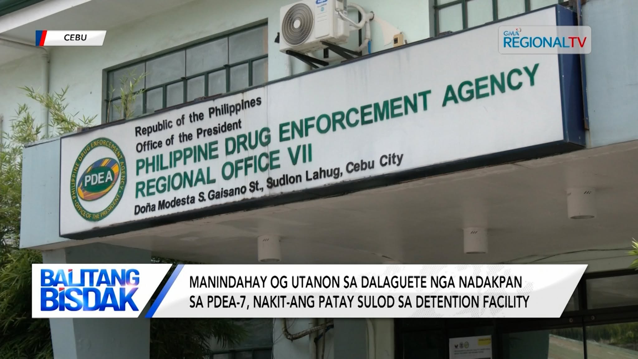Manindahay og utanon nga nadakpan sa PDEA-7, nakit-ang patay sa detention facility