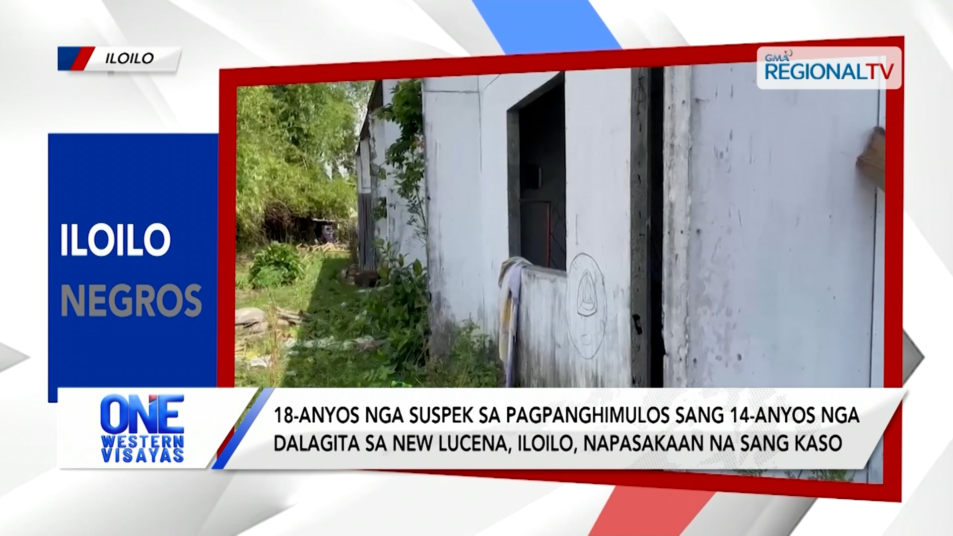 Suspek sa pagpanghimulos sa dalagita sa New Lucena, Iloilo, nakasuhan na
