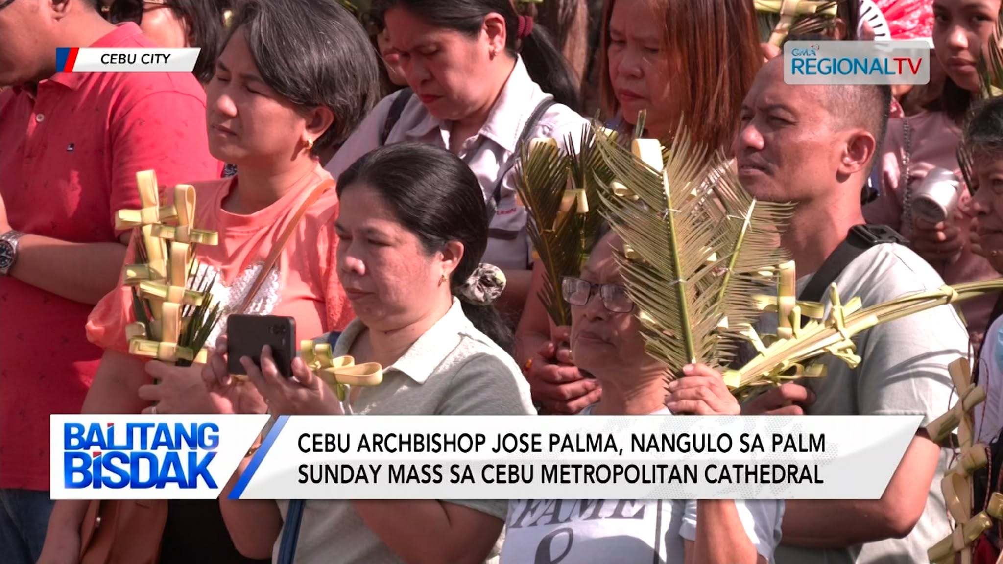 Cebu Archbishop Jose Palma, nangulo sa Palm Sunday sa Cebu Metropolitan Cathedral