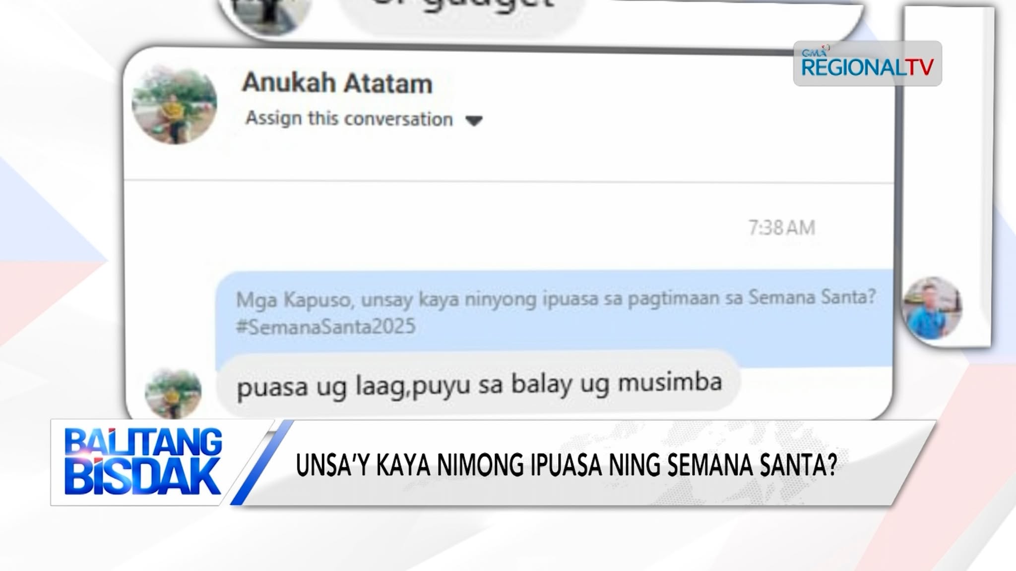 Unsay mamahimo nimong ipuasa ning pagtimaan sa Semana Santa?