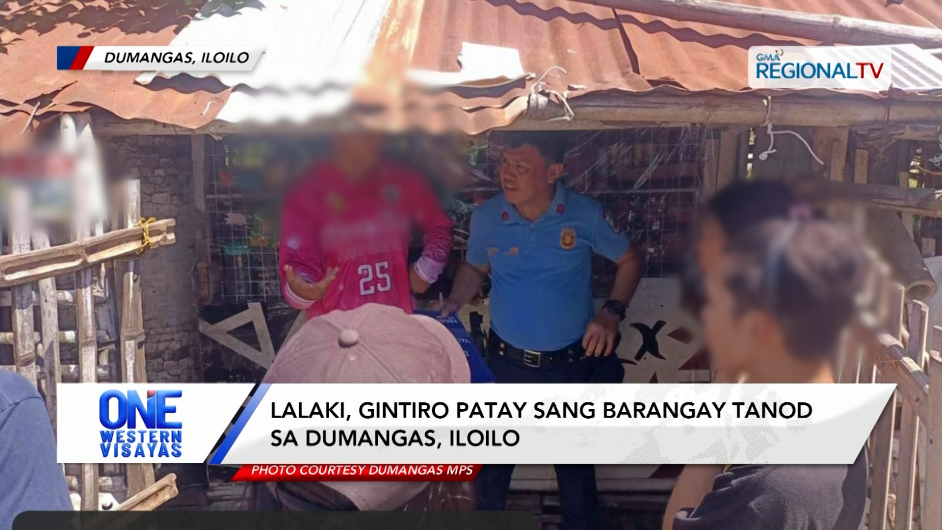 Lalaki, gintiro patay sang barangay tanod sa Dumangas, Iloilo