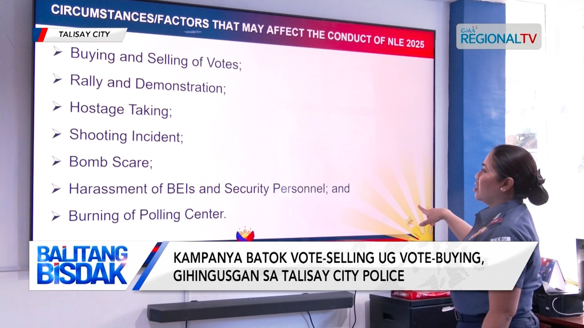 ‘Kontra Bigay Desk’ sa Talisay City, gihingusgan